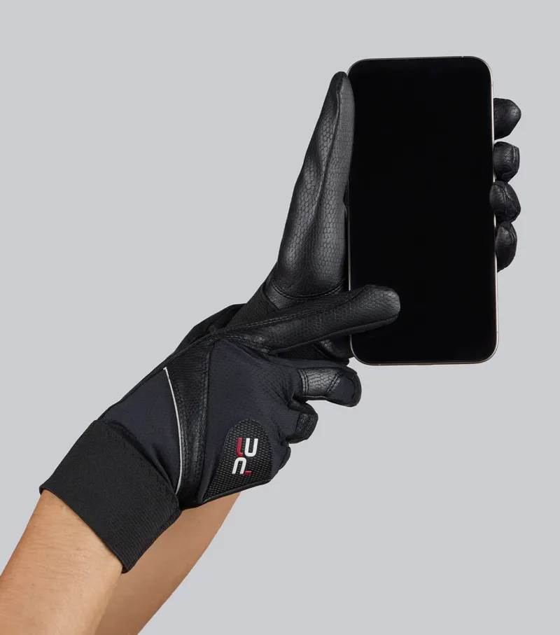 Premier Equine Nexa Riding Gloves - Black-1