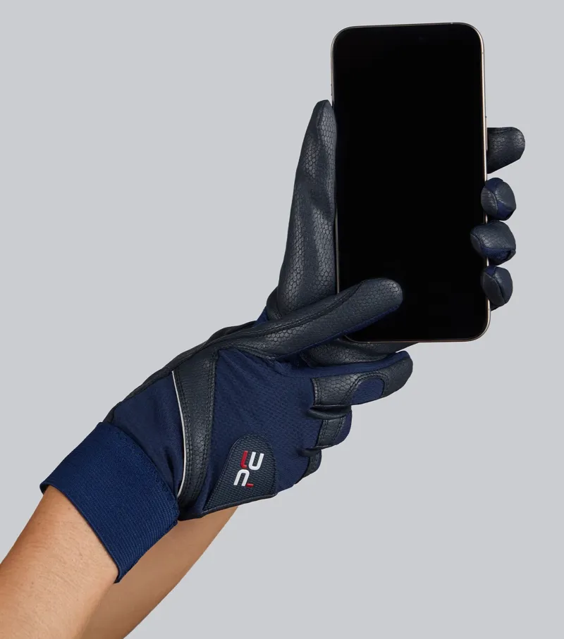 Premier Equine Nexa Riding Gloves - Navy-1