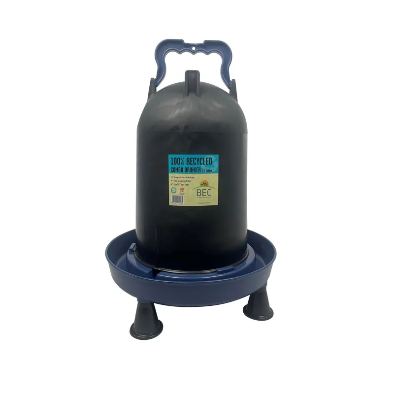 BEC Combo Recycled Drinker with Legs - Blue/Black-1