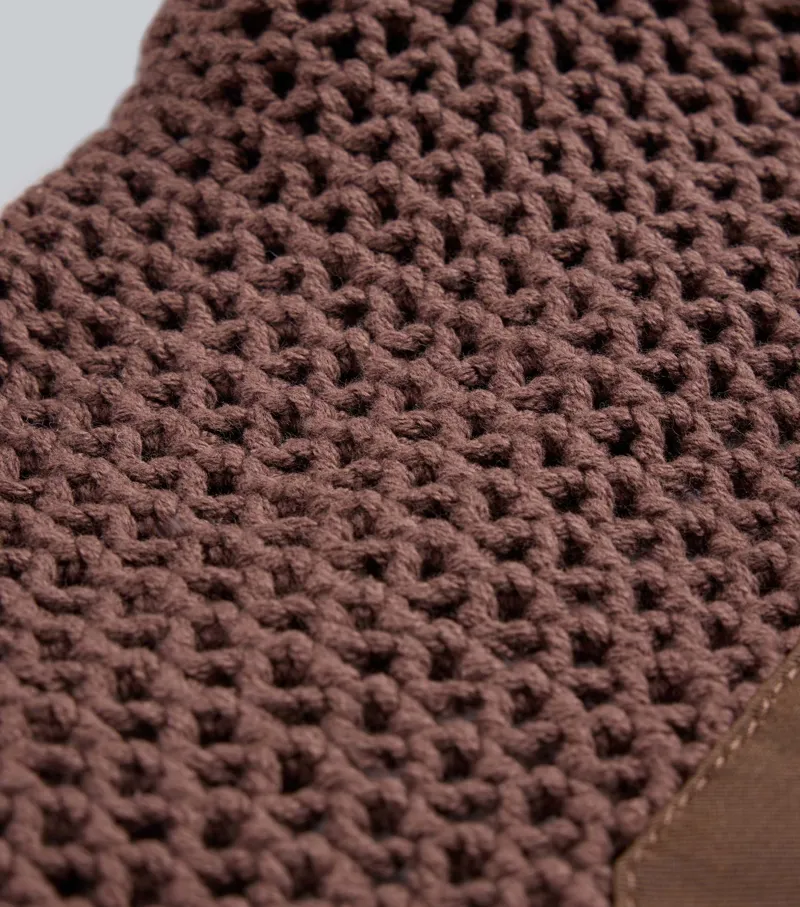 Premier Equine Acoustic Ear Bonnet - Dark Brown-3