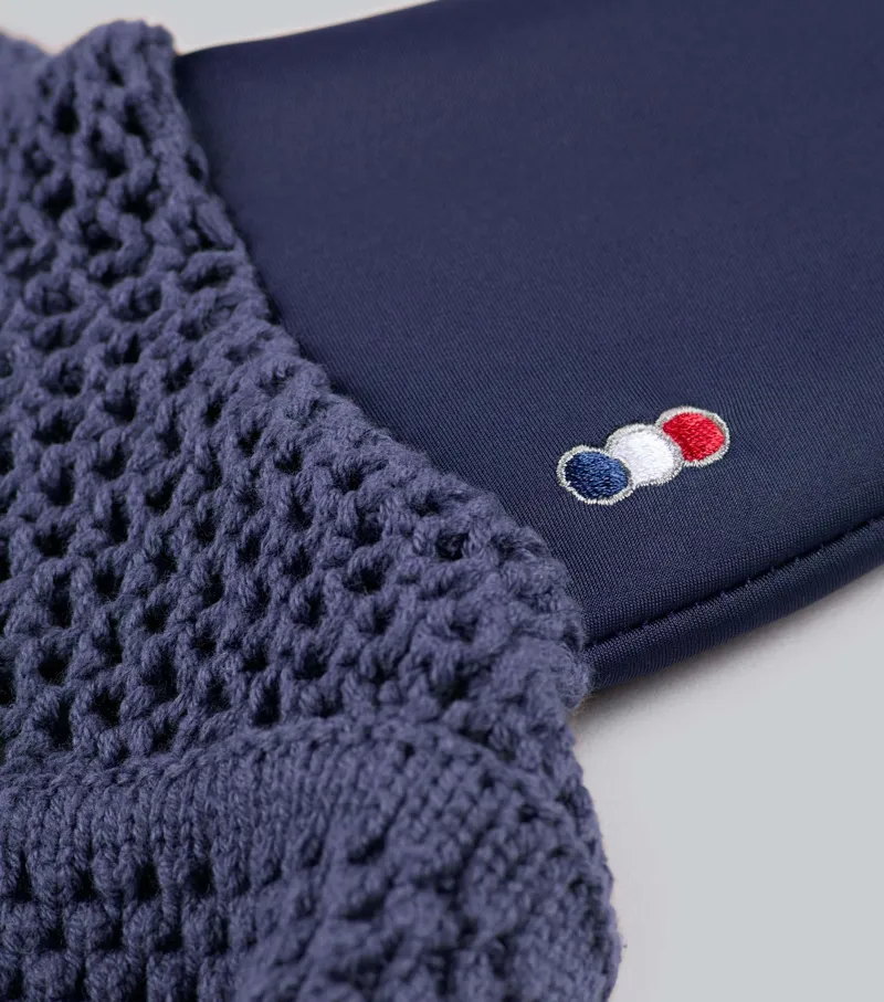 Premier Equine Acoustic Ear Bonnet - Navy-2