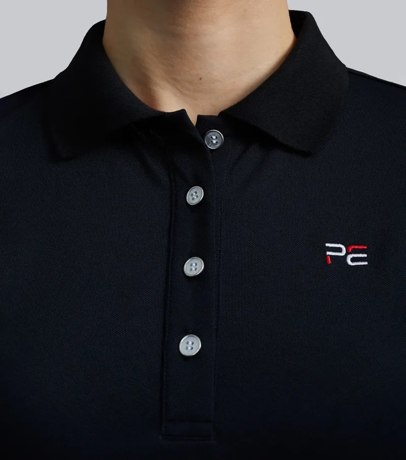 Premier Equine Ladies Team Polo Shirt - Black-3