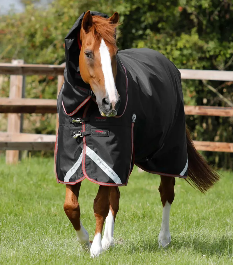 Premier Equine Titan Trio Complete 4 in 1 Turnout Rug - Black