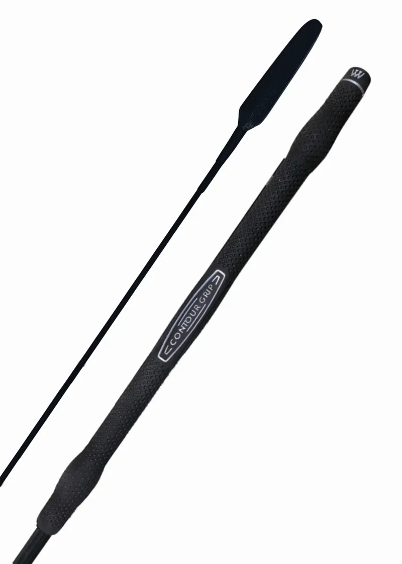 Woof Wear Contour Piaffe Whip - Black