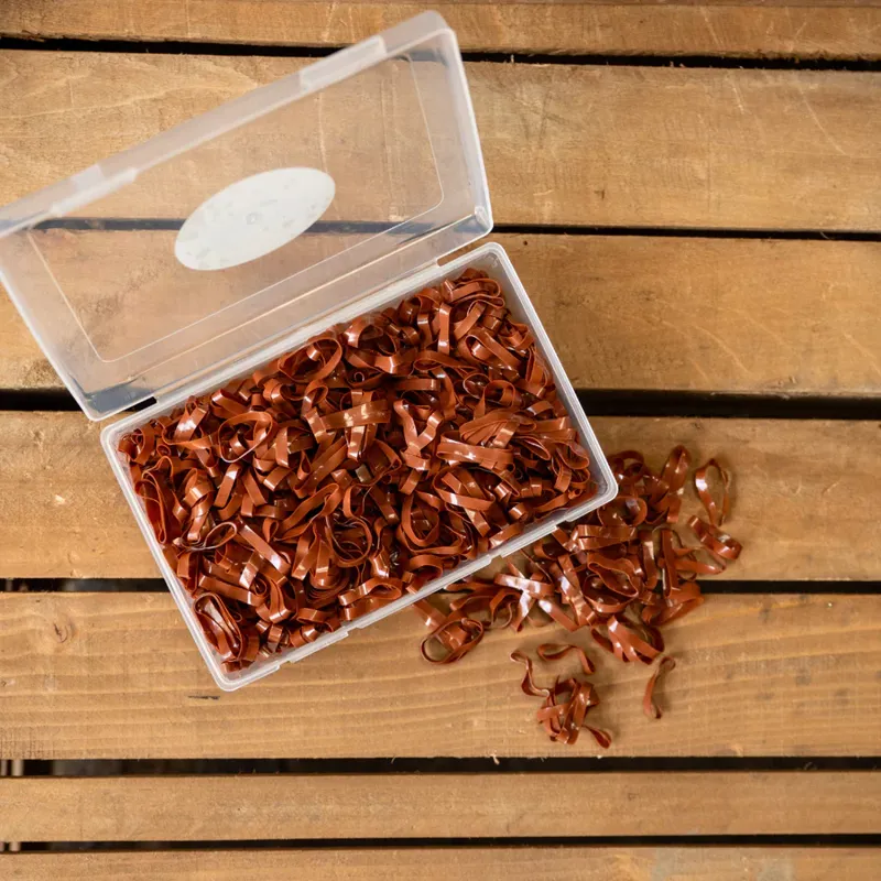 Smart Grooming Super Stretchy Silicone Plaiting Bands - Brown