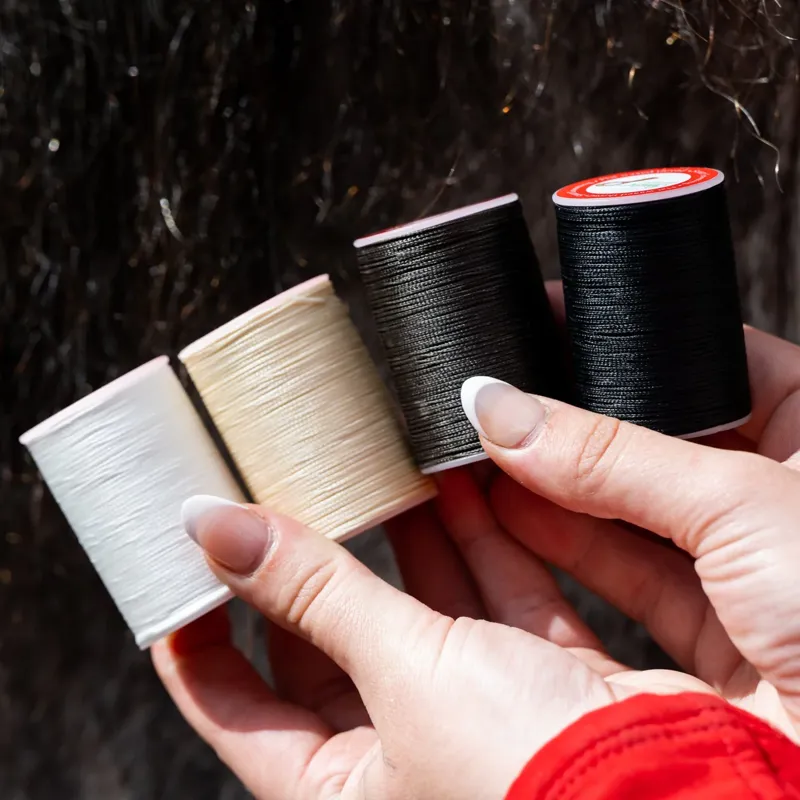 Smart Grooming Flat Waxed Plaiting Thread - Black-1