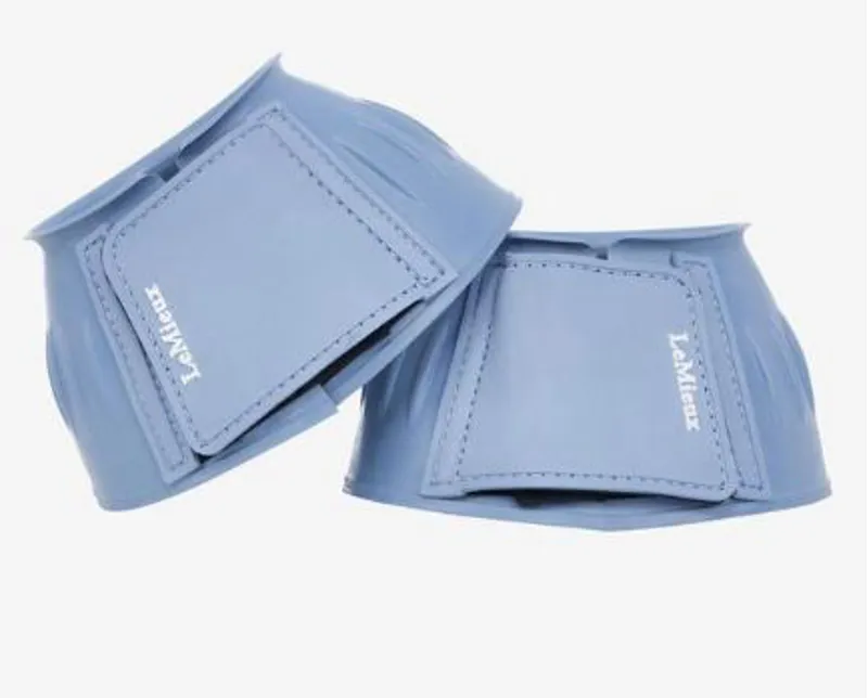 LeMieux Rubber Bell Boots - Powder Blue