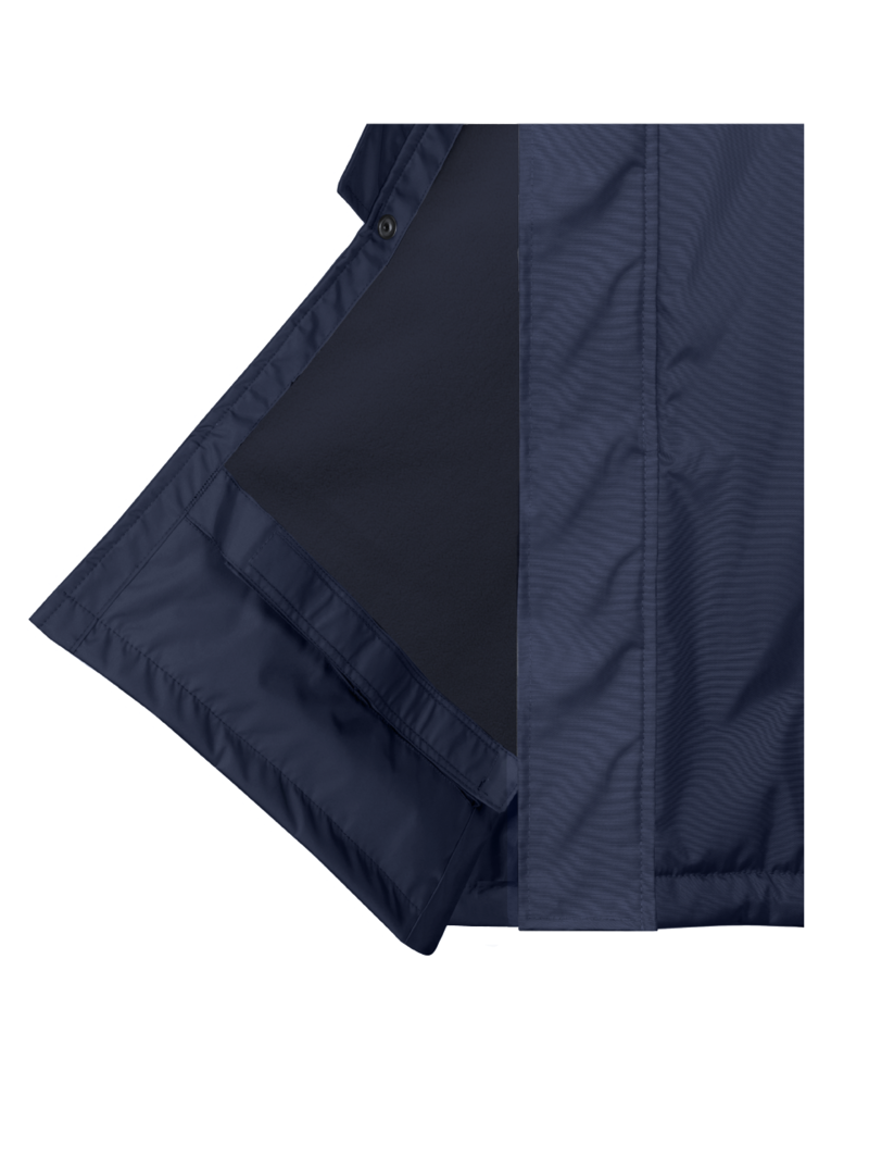 EQUIDRY Pro Ride Evolution Lite iD Jacket with Stowaway Hood - Navy/Navy-4