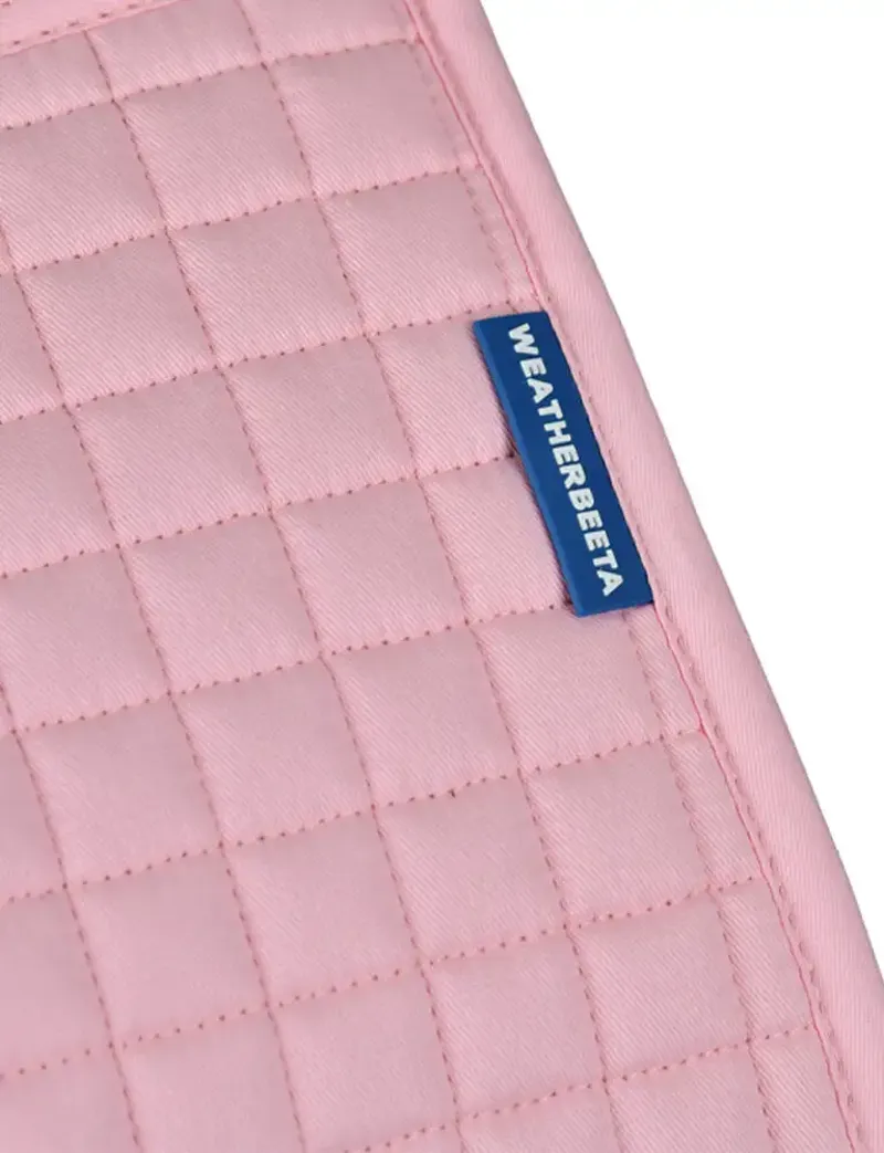 WeatherBeeta Prime Air-Tec Dressage Saddle Pad - Light Pink-4