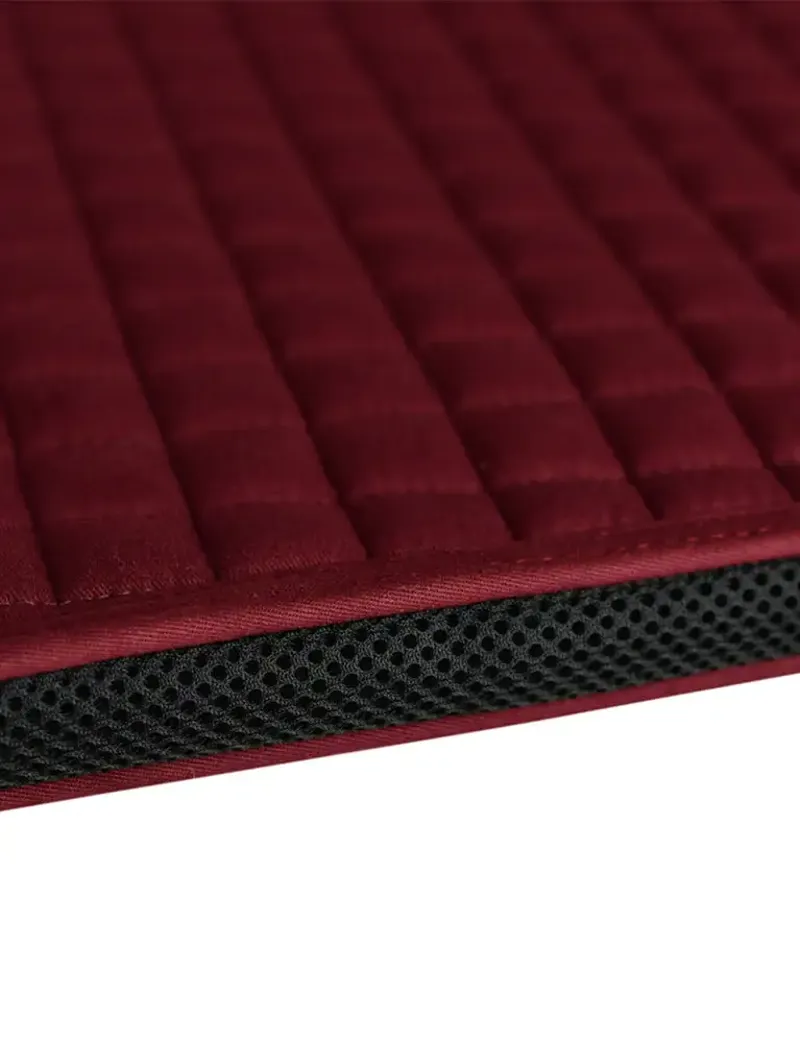 WeatherBeeta Prime Air-Tec Dressage Saddle Pad - Burgundy-3