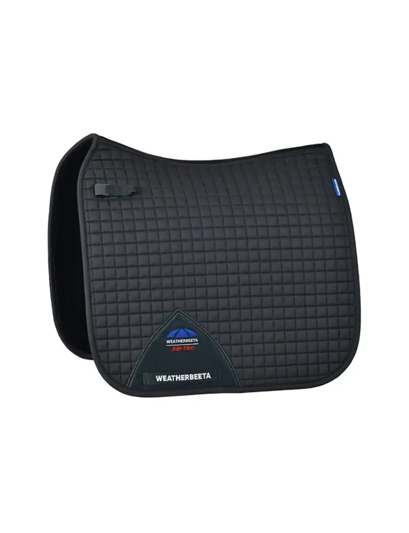 WeatherBeeta Prime Air-Tec Dressage Saddle Pad - Charcoal