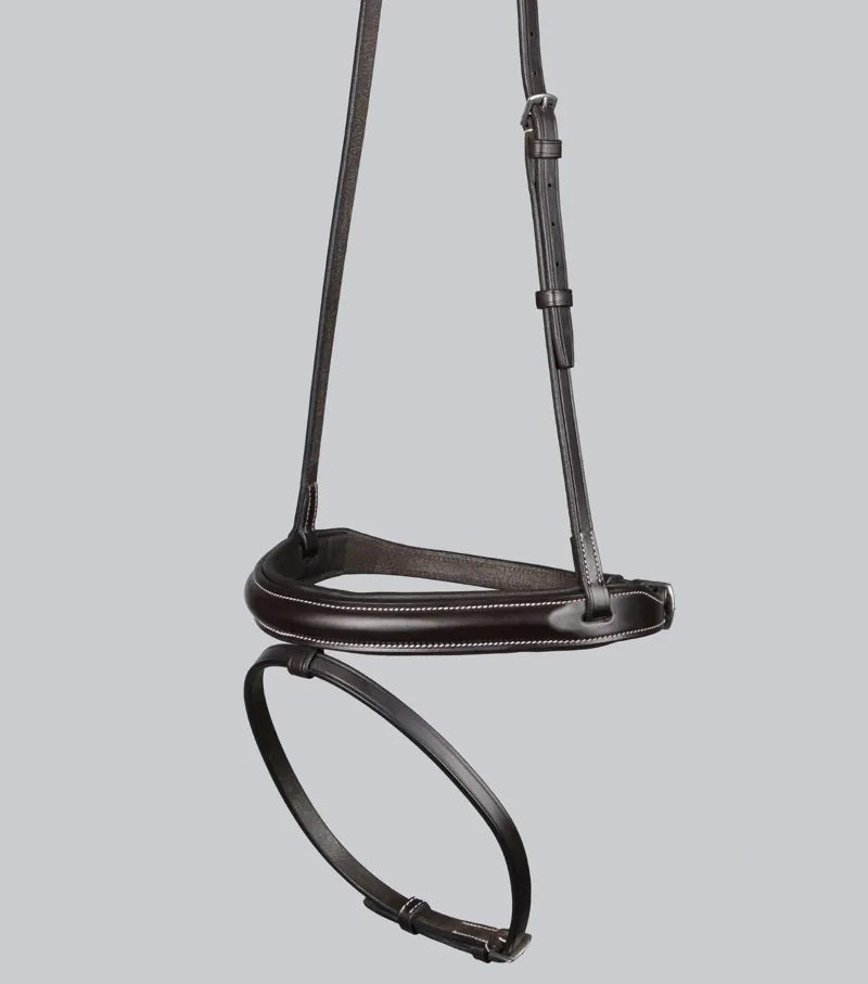 Premier Equine Padded Noseband For Pro Elevator Bridle - Dark Havana