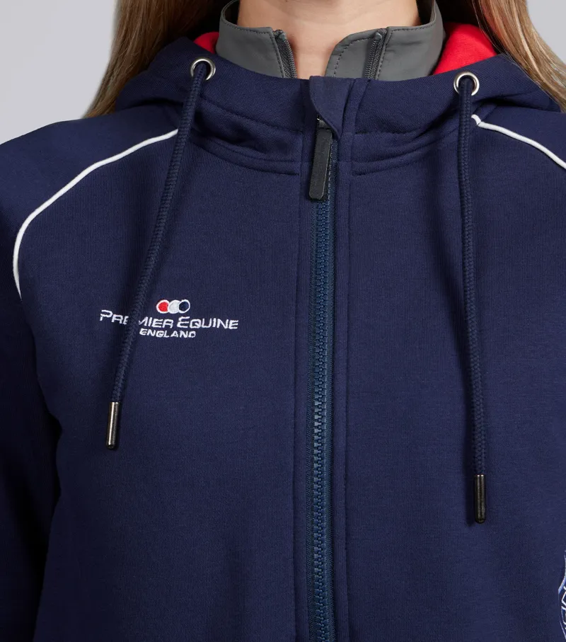 Premier Equine Team Quarter Zip Hoodie - Navy-3