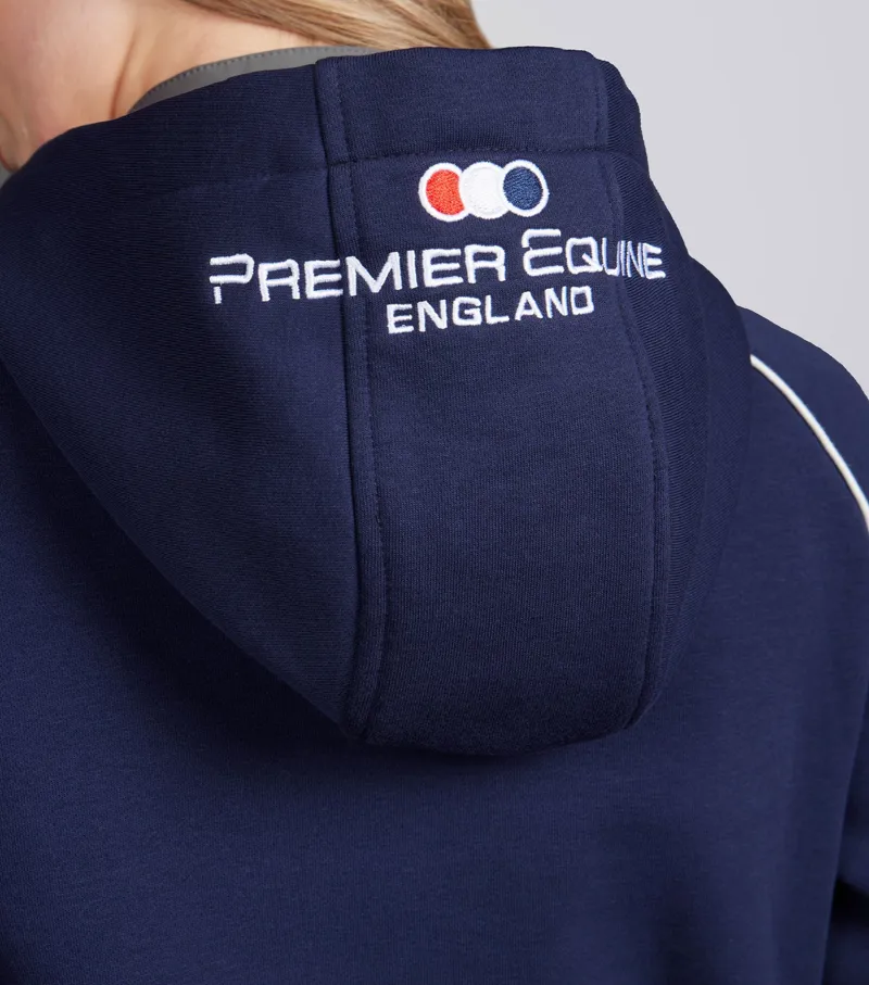 Premier Equine Team Quarter Zip Hoodie - Navy-4