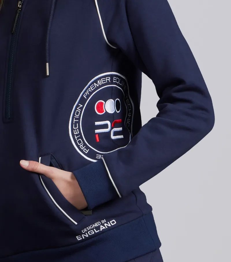 Premier Equine Team Quarter Zip Hoodie - Navy-5