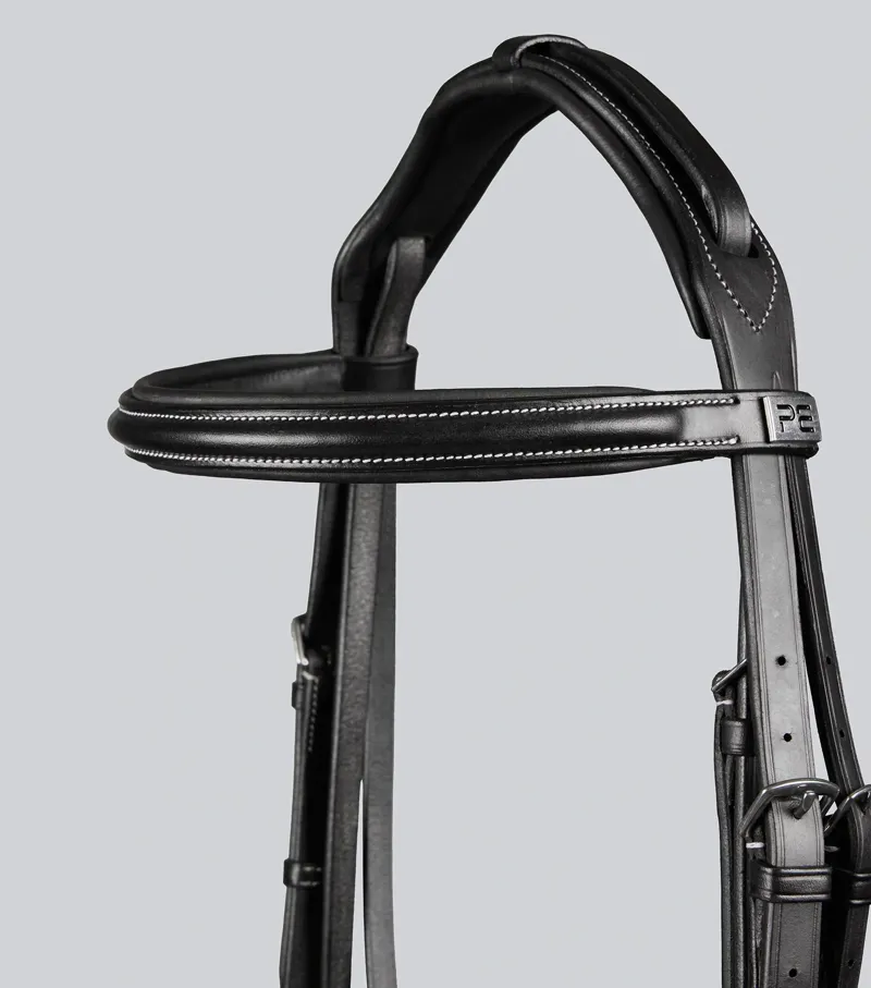 Premier Equine Padded Browband For Pro Elevator Bridle - Black-2