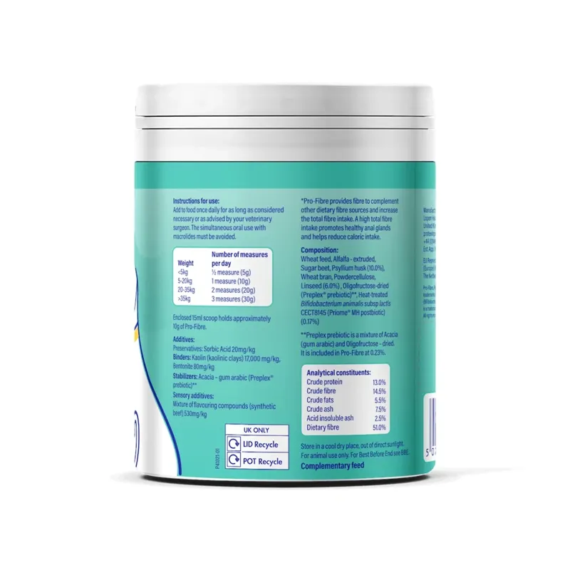 Protexin Pro-Fibre Pellets For Cats and Dogs - 500g-1