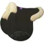 KM Elite Half Lined GP Numnah - Black/Natural - One Size
