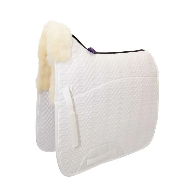 KM Elite Half Lined Dressage Square - Natural - One Size