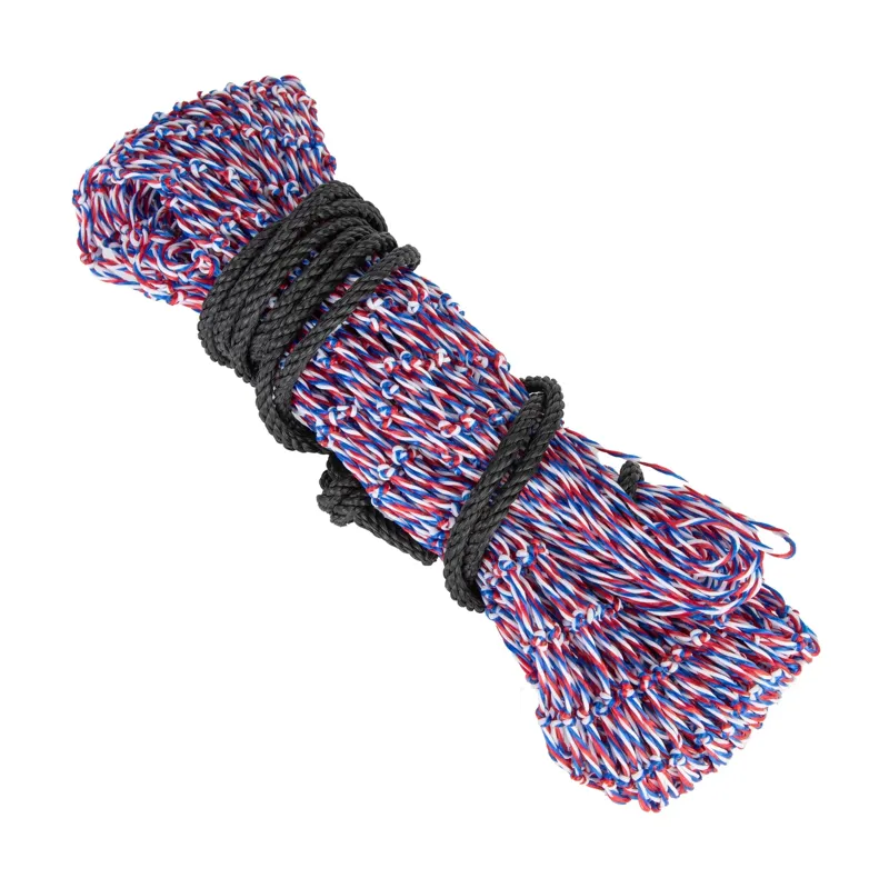 Shires Greedy Feeder Colour-Twist Hay Net - Red Twist