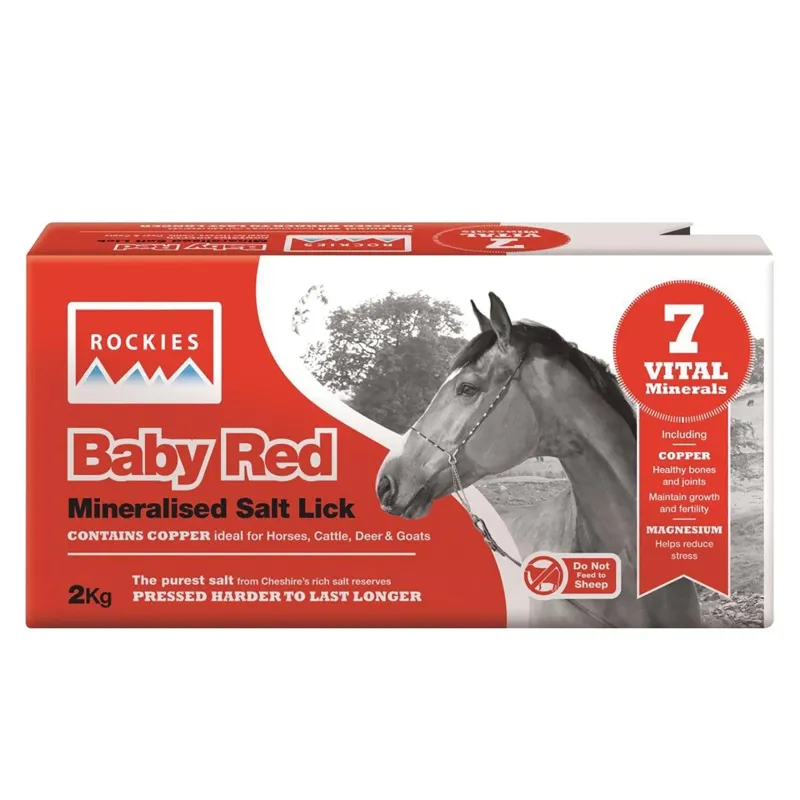Rockies Baby Red Salt Lick - 2kg