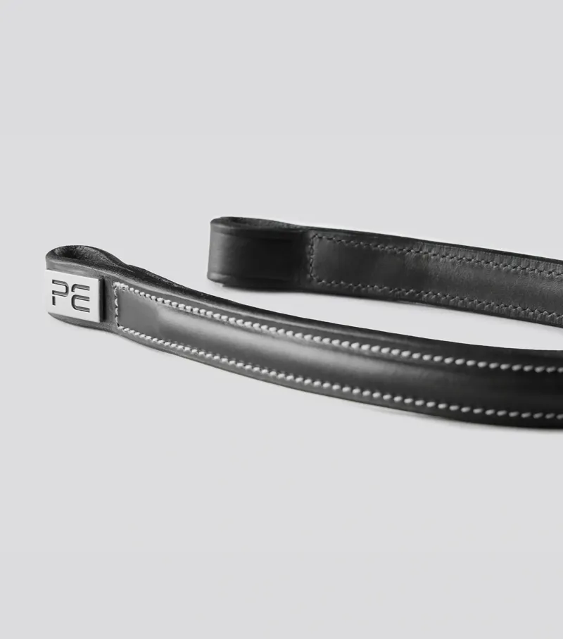 Premier Equine Raised Jump Browband - Black-2