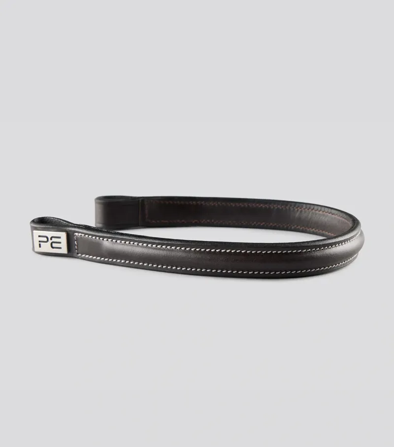 Premier Equine Raised Jump Browband - Dark Havana