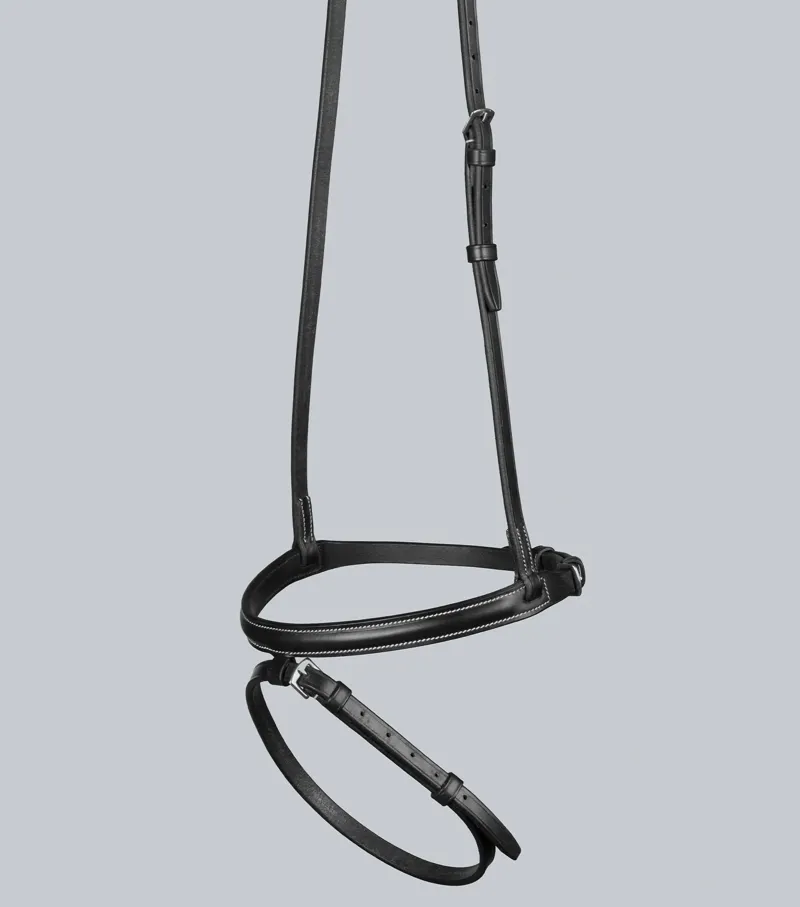 Premier Equine Raised Jumping Noseband - Black