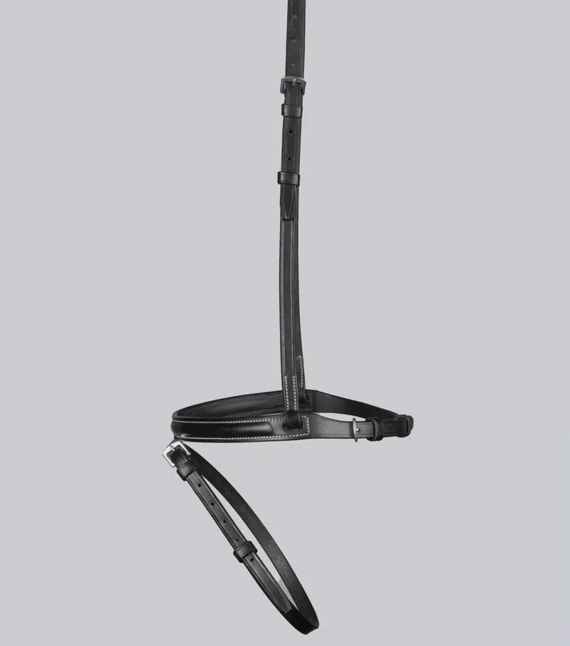 Premier Equine Raised Jumping Noseband - Black-1