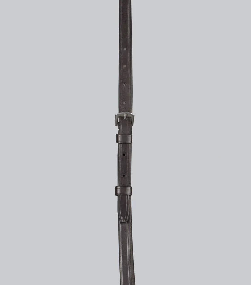 Premier Equine Raised Jumping Noseband - Dark Havana-4