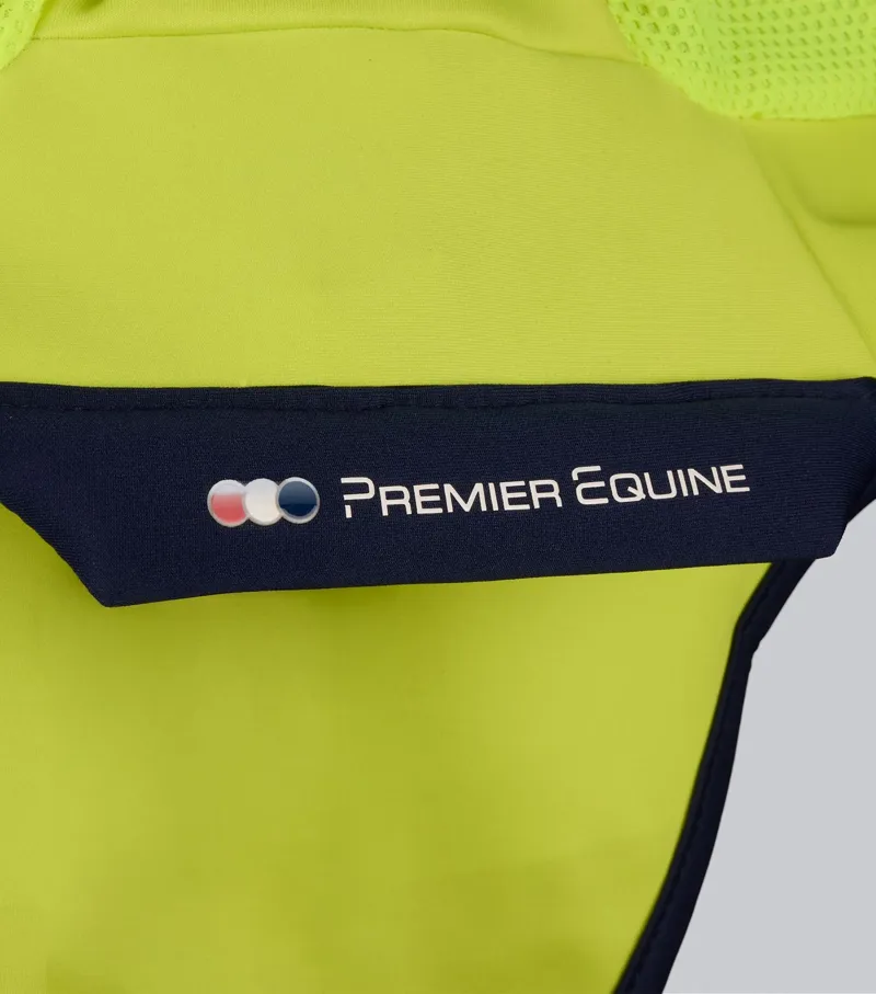 Premier Equine Reflective Ear Bonnet - Yellow/Silver-5