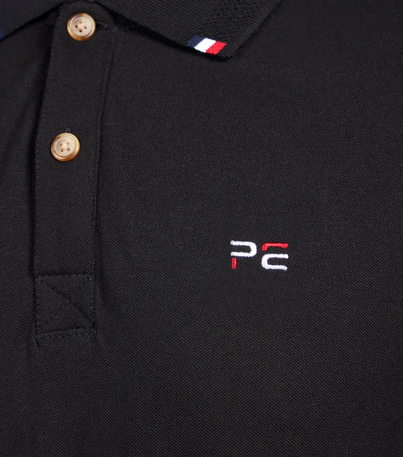 Premier Equine Men's Respiro Riding Polo Shirt - Black-4