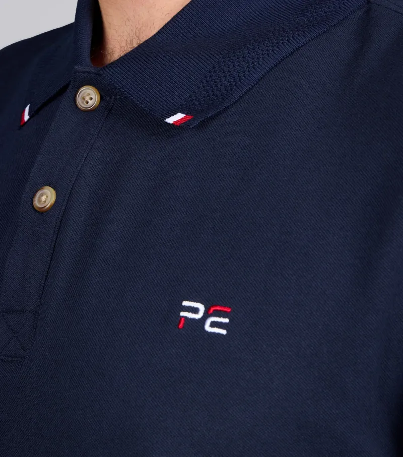 Premier Equine Men's Respiro Riding Polo Shirt - Navy-3