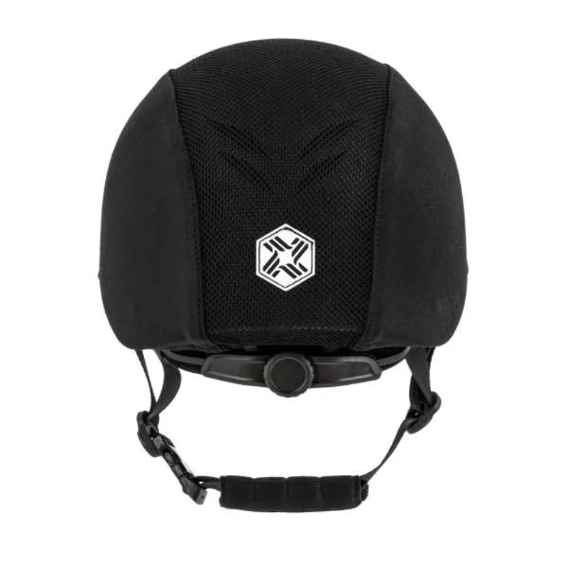 Charles Owen Phoenix Riding Hat - Black/Chrome-2