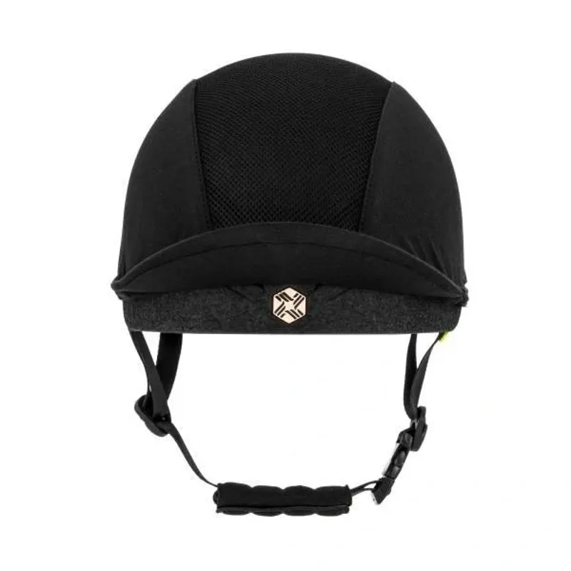 Charles Owen Phoenix Riding Hat with Mips - Black/Rose Gold-1