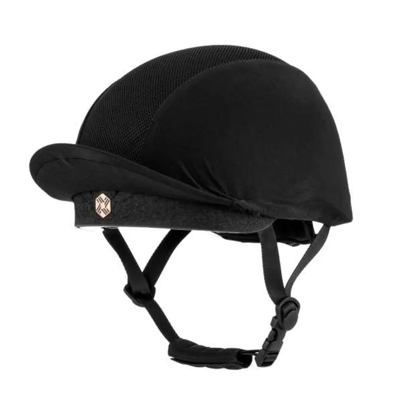 Charles Owen Phoenix Riding Hat - Black/Rose Gold