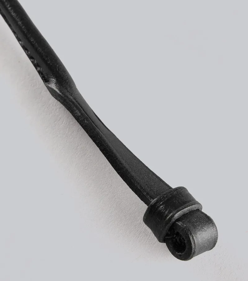 Premier Equine Round Lip Strap Black - Black-3