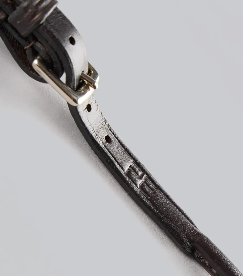 Premier Equine Round Lip Strap Dark Havana - Dark Havana-2