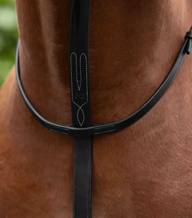 Premier Equine European Running Martingale - Black-2