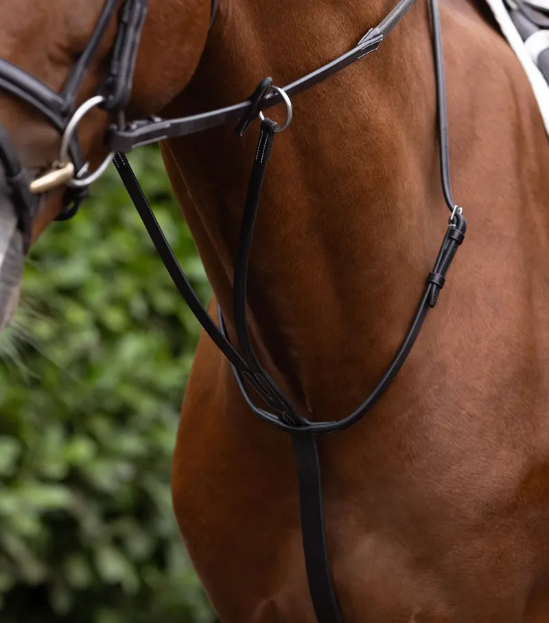Premier Equine European Running Martingale - Dark Havana