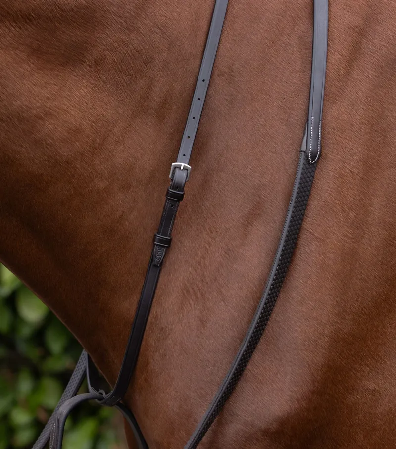Premier Equine European Running Martingale - Dark Havana-1