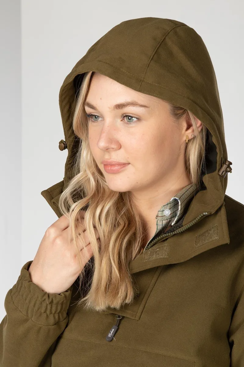 Rydale Ladies Danby Shooting Smock - Light Khaki-4