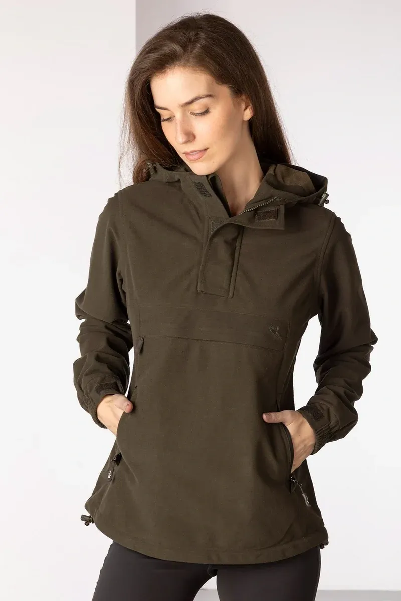 Rydale Ladies Danby Shooting Smock - Olive-2
