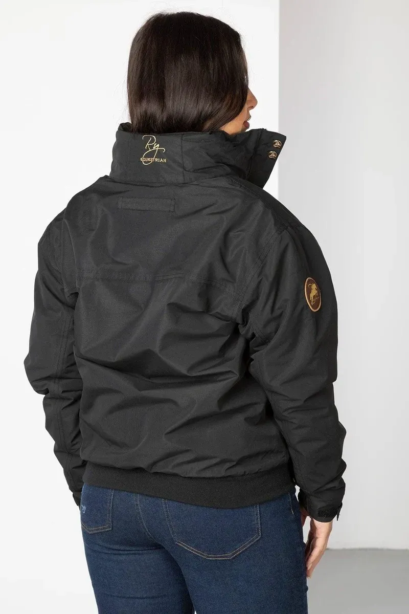 Rydale Ladies Equestrian Ripon IV Bomber Jacket - Black-1