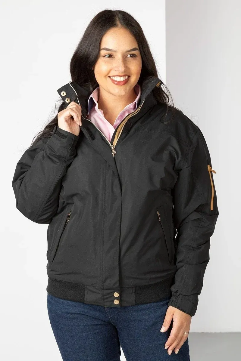 Rydale Ladies Equestrian Ripon IV Bomber Jacket - Black