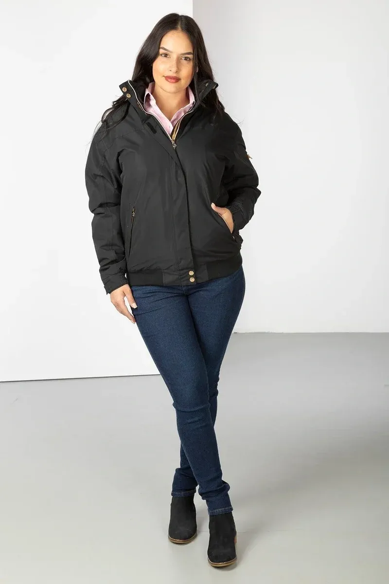 Rydale Ladies Equestrian Ripon IV Bomber Jacket - Black-2