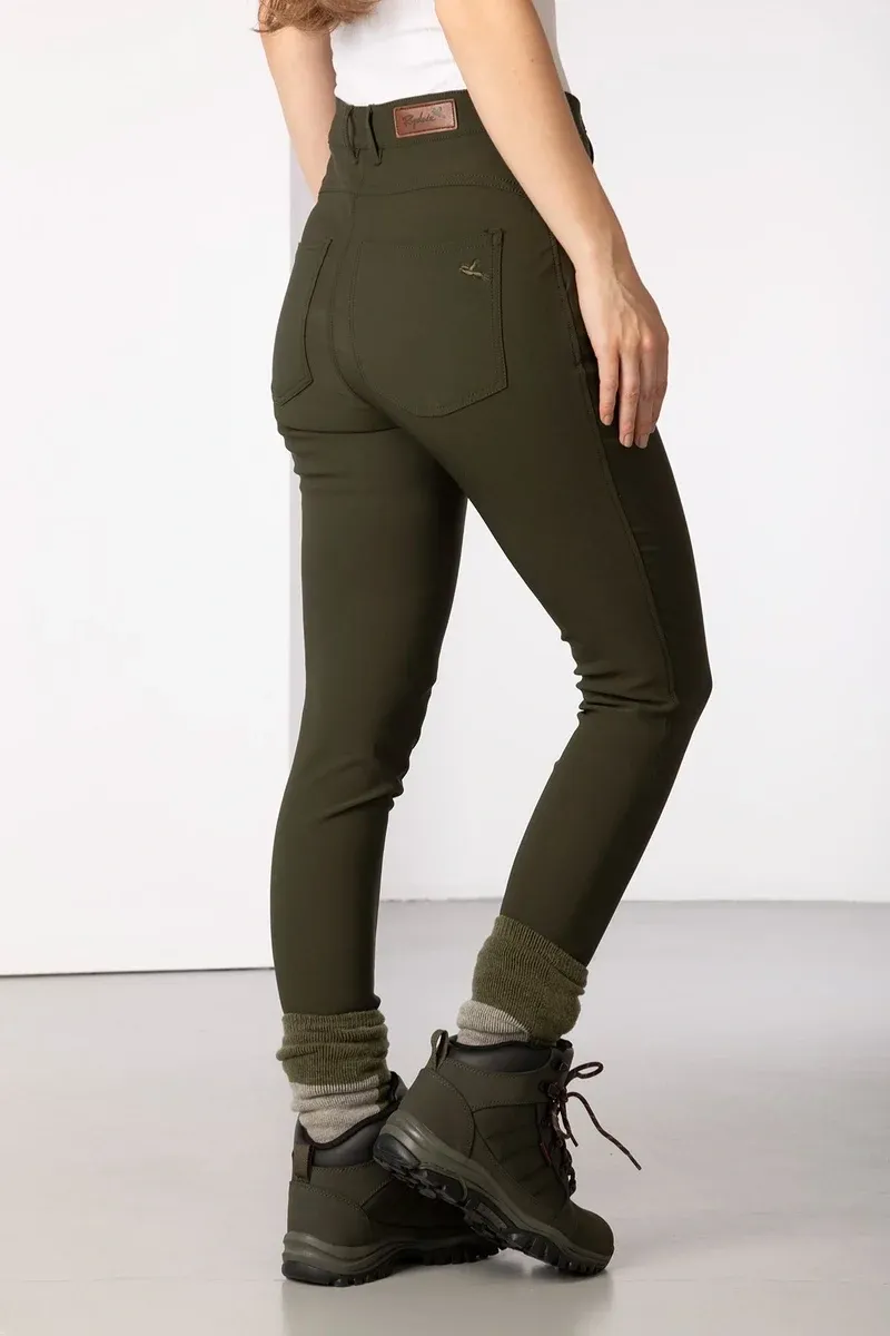 Rydale Ladies Kilnwick II Walking Trousers - Military Green-2
