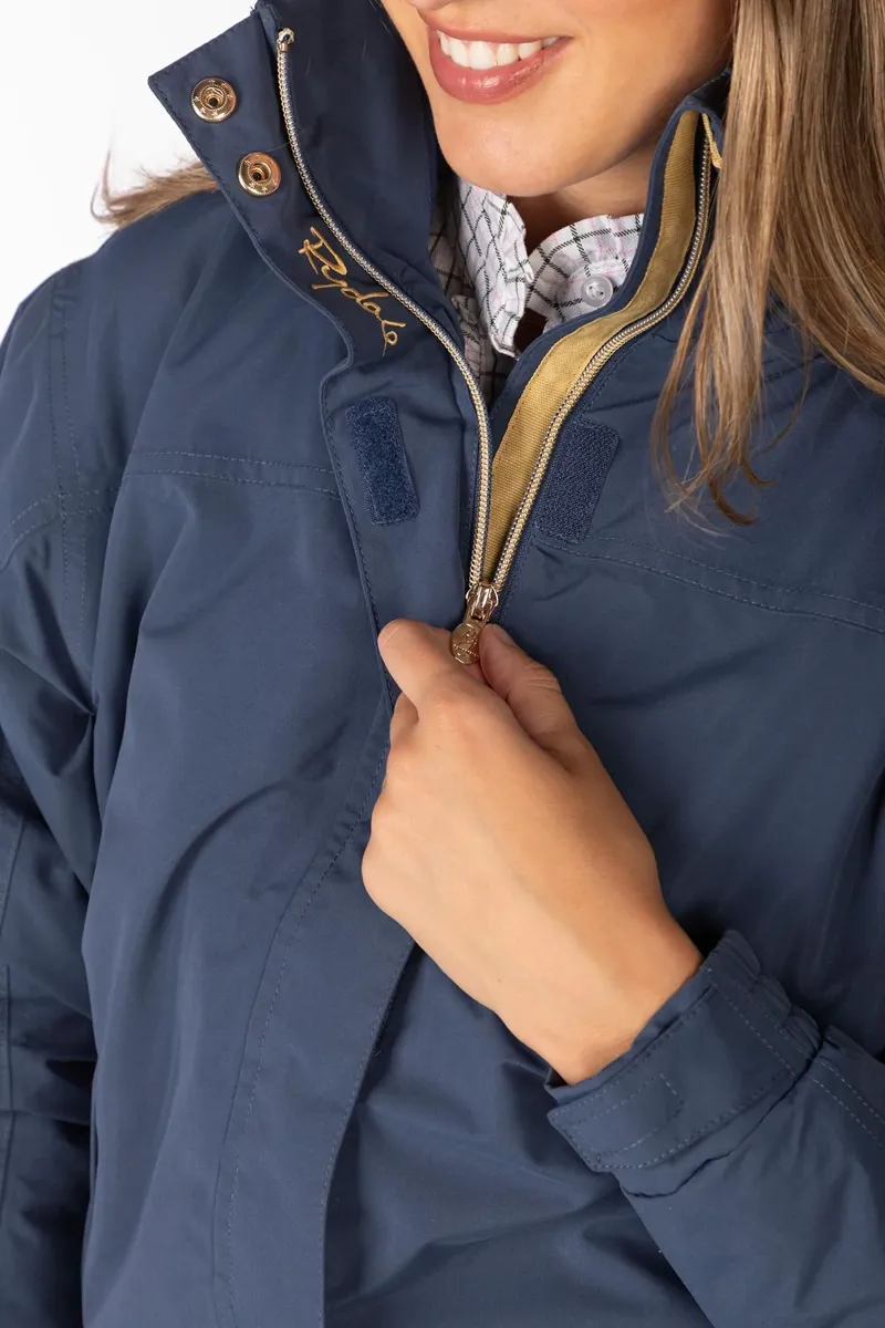 Rydale Ripon IV Ladies Equestrian Bomber Jacket - Dark Denim-8