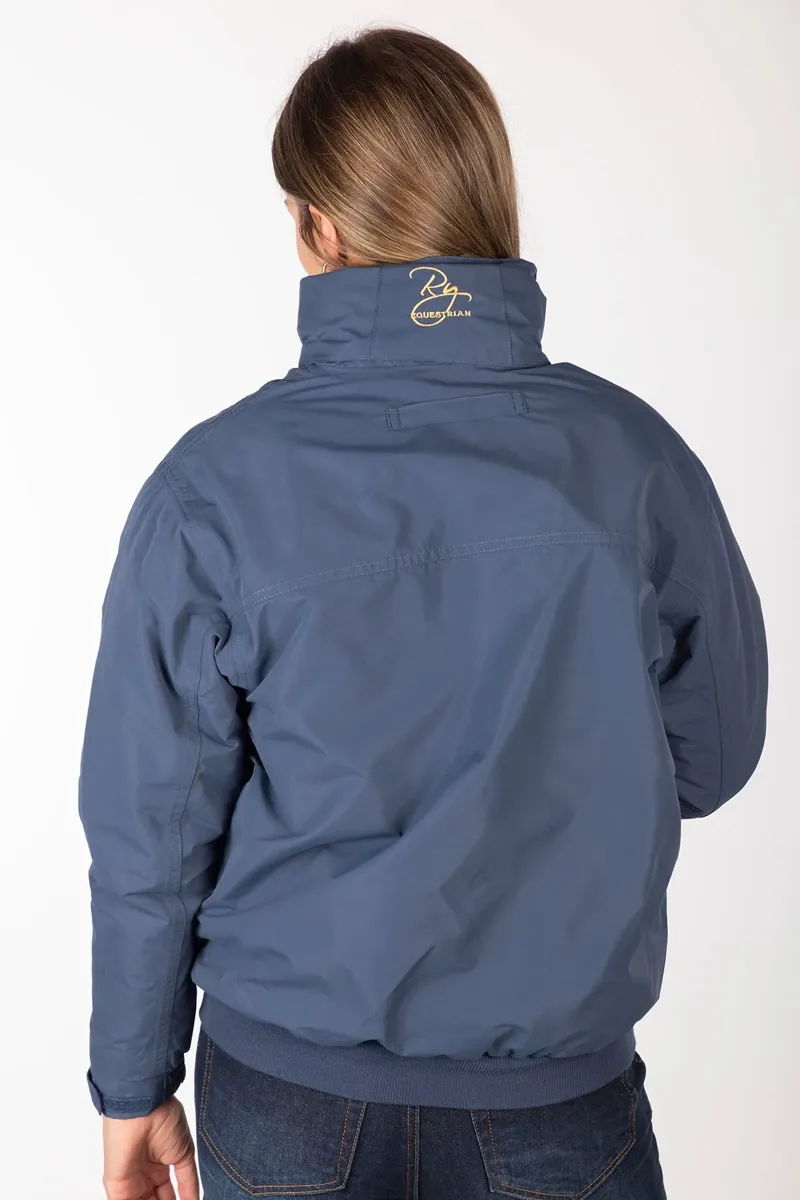 Rydale Ripon IV Ladies Equestrian Bomber Jacket - Dark Denim-4