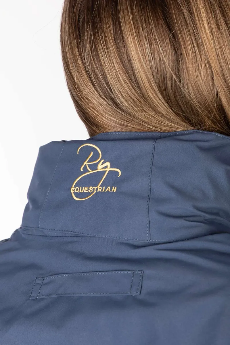 Rydale Ripon IV Ladies Equestrian Bomber Jacket - Dark Denim-5